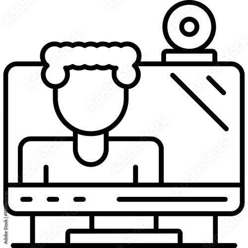 Webcam for Meetings Icon
