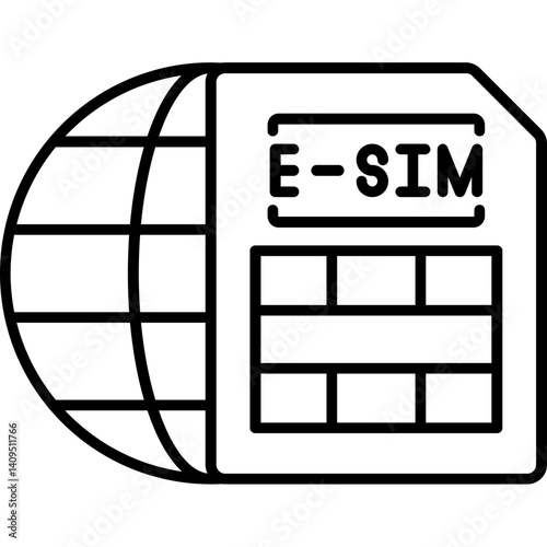 Electronic SIM (eSIM) Icon