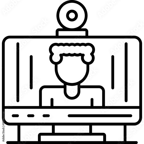 Video Conference Lighting Icon