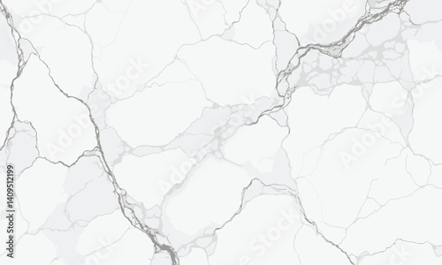White marble texture with gray veins
