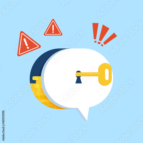 Cyber crime. Characters loss personal data, answering a scam call and get spam mail with virus. Online crime concep account,