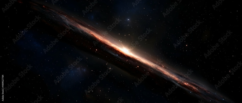 Fototapeta premium Cosmic Spiral Galaxy (1)
