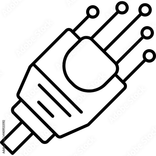 Fiber Optic Link Icon