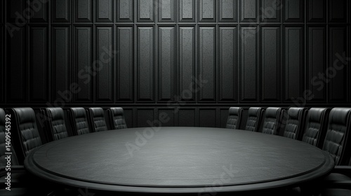 Dark Conference Room
