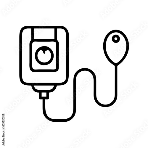 Explore blood pressure monitor sphygmomanometer medical equipment health tool device for checkup