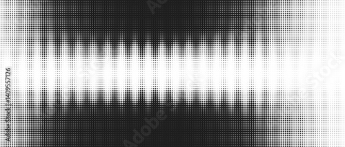 Creative Vector Background with Halftone Glass Texture and Lined Gradient Pattern. Abstract Dot Design for Graphic Artistic Poster or Decorative Screen Print