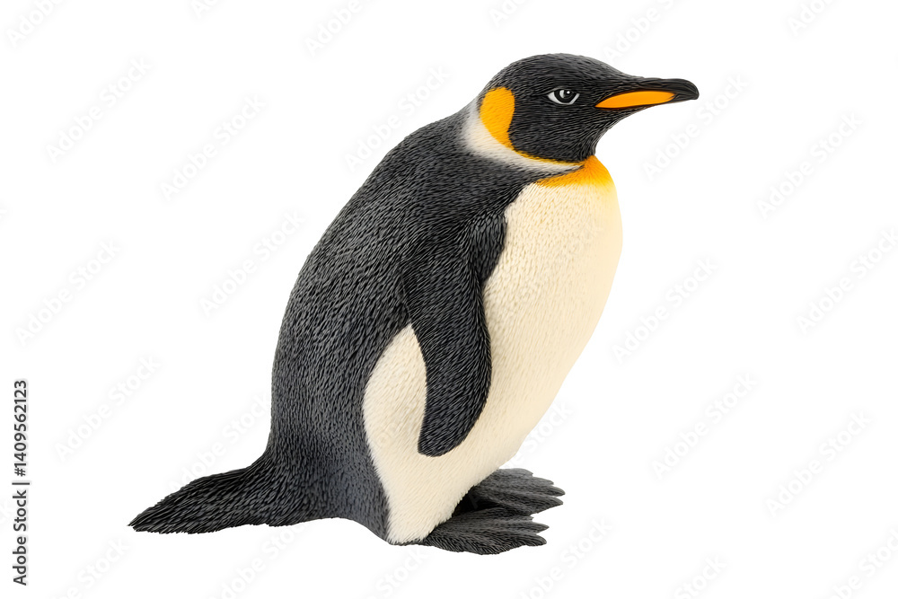 Obraz premium King Penguin: Majestic Bird of Antarctica