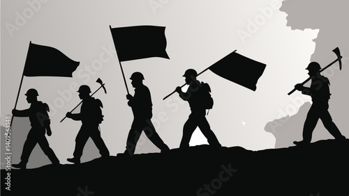 March of Labour – Silhouettes in Motion