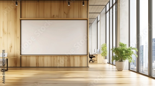 Modern Office Interior with Natural Light