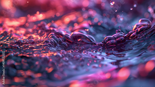 water drops on a glass