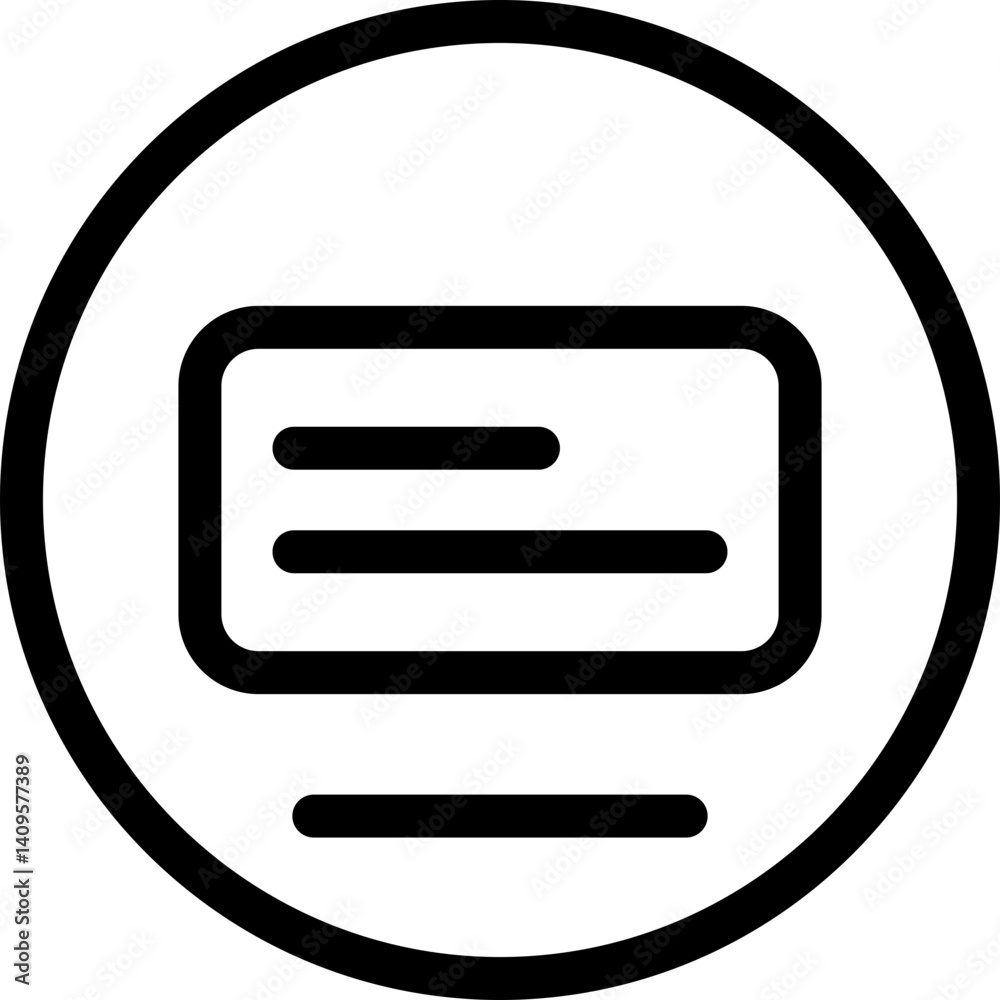 Note Outline Style Icon Note Outline Style Icon