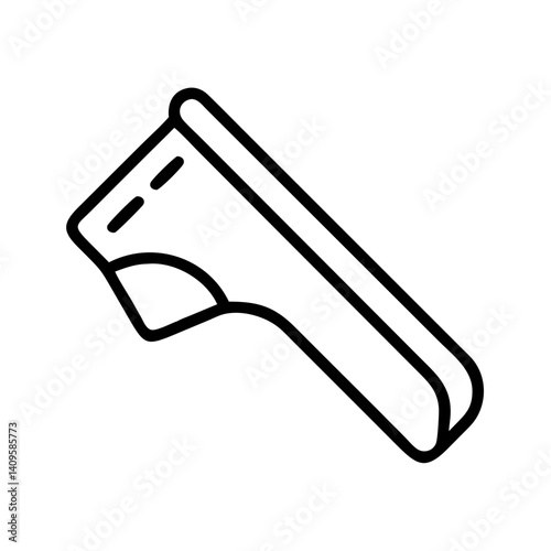 Simple outline of a handheld scanner  
