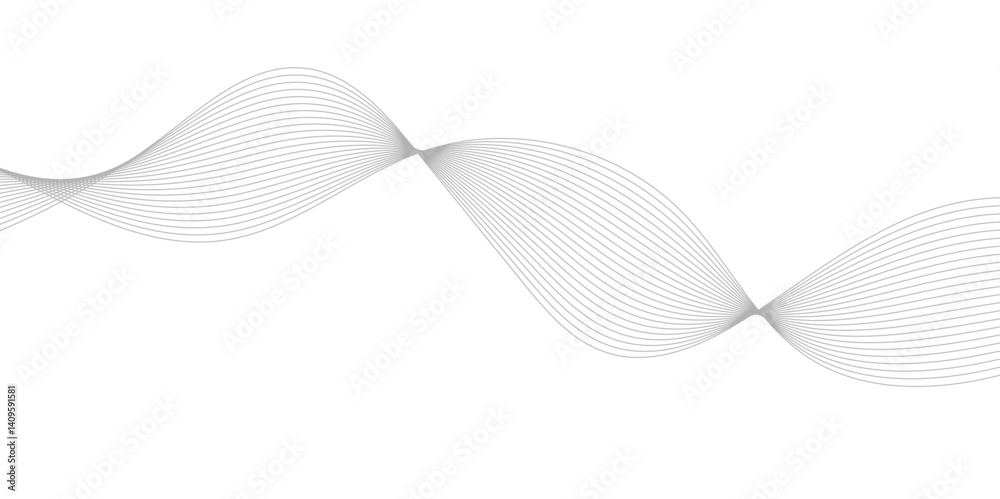 Abstract Flowing Wave Lines on White. Smooth Fluid Lines Abstract Art for background Abstract Flowing Wave Lines on White. Smooth Fluid Lines Abstract Art for background