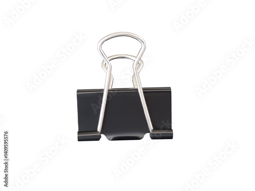 Paper clip isolated on transparent background