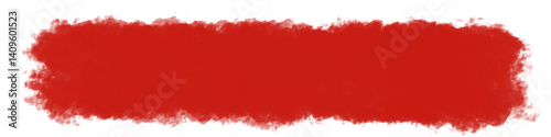 Red paint splashes.