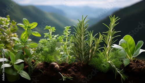 herbs on the mountain