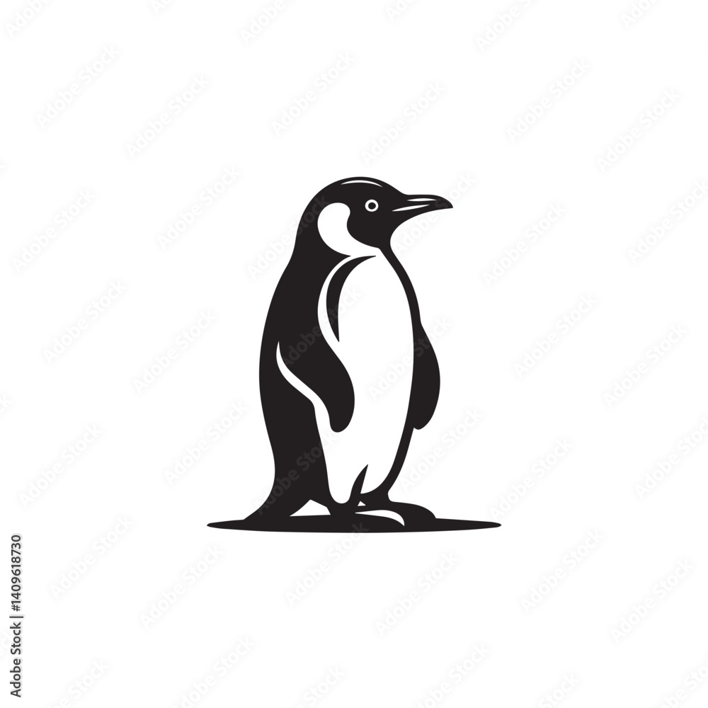 Obraz premium penguin on white background