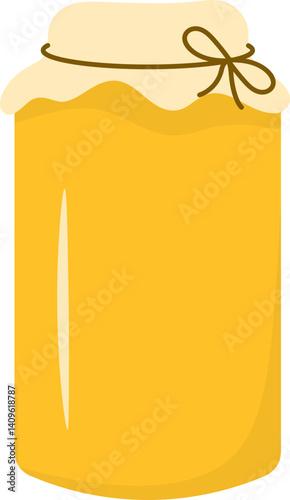 Cute honey bee illustration. World bee day vector isolated.