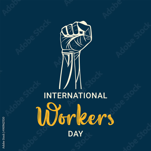 International Worker Day Vector Template Design Illustration