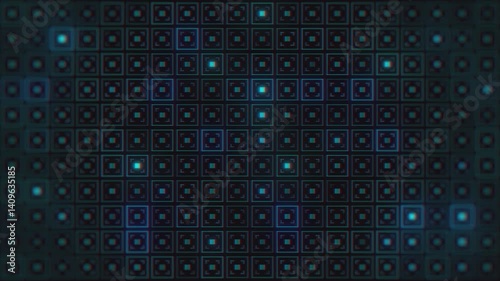 Abstract Digital Animated Video Background  Dark Teal Geometric Pattern Loop