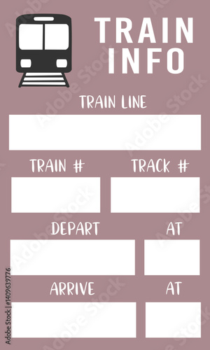 Train sticker