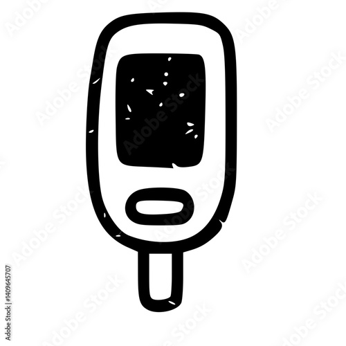 Blood Glucose Meter Doodle