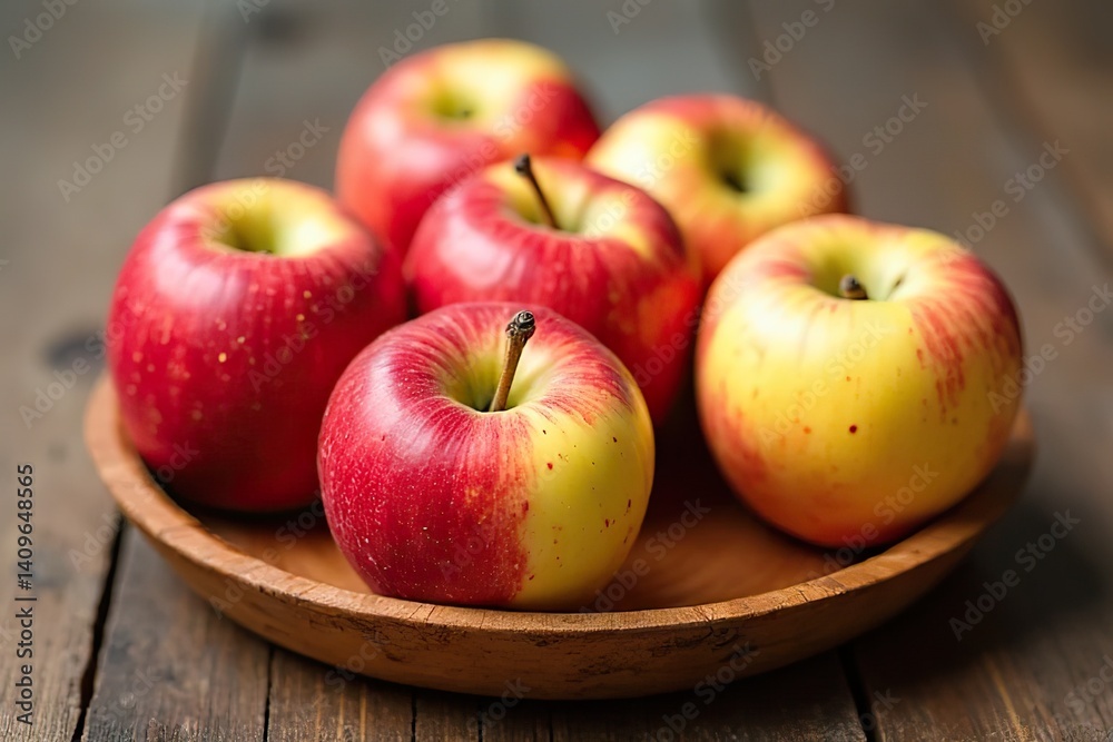 Harvesting red apples in a rustic kitchen setting high-quality food photography natural light close-up view Harvesting red apples in a rustic kitchen setting high-quality food photography natural light close-up view