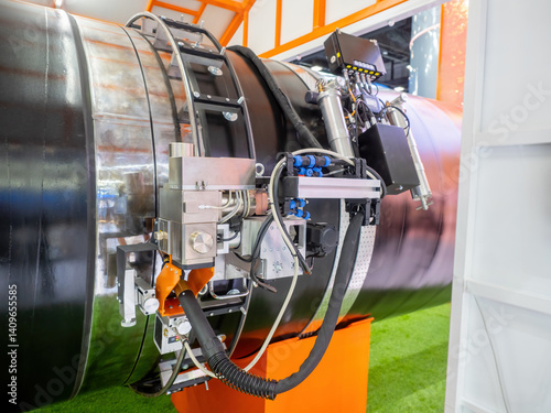 Pipeline production. Robot ...