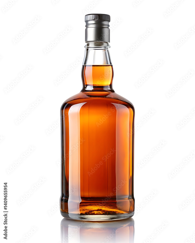 whiskey bottle isolated on white background PNG , AI GENERATED whiskey bottle isolated on white background PNG , AI GENERATED