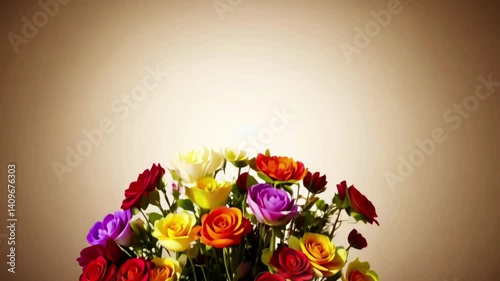 flower decoration with copy space