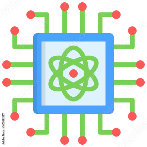 Quantum Computing Icon