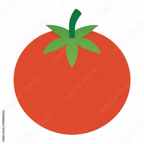 Vector of illustration tomato 