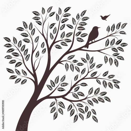  natural vector tree logo illustration nature tree