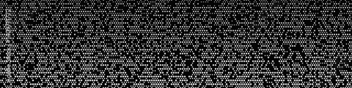 Black and white repeating wide square pattern background design