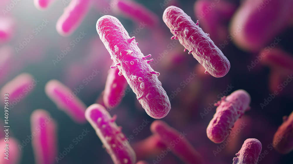 A Beneficial bacteria macro shot of Lactobacillus acidophilus A Beneficial bacteria macro shot of Lactobacillus acidophilus