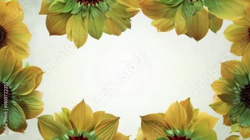flower decoration with copy space