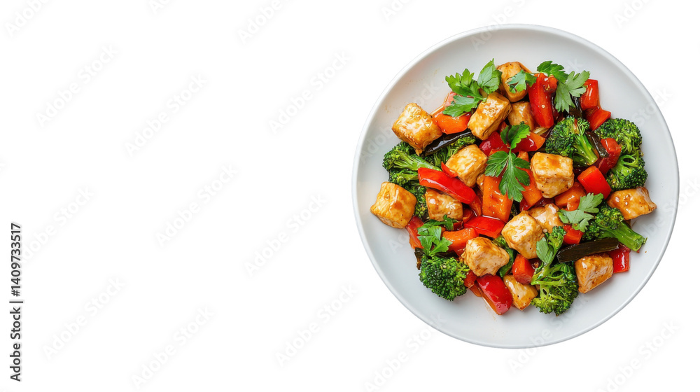 custom made wallpaper toronto digitalA vibrant nutrient rich salad featuring a variety of fresh vegetables including broccoli bell peppers and crisp tofu cubes for a satisfying and healthy meal