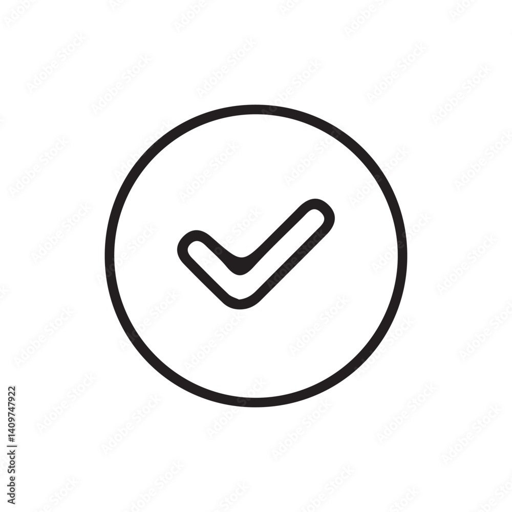 check mark icon on metal internet button check mark icon on metal internet button