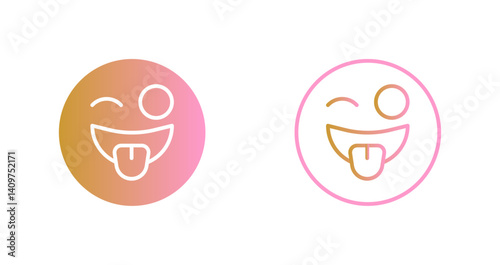Zany Face Icon Design