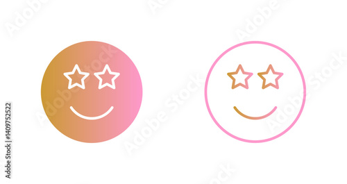 Star Struck Icon Design