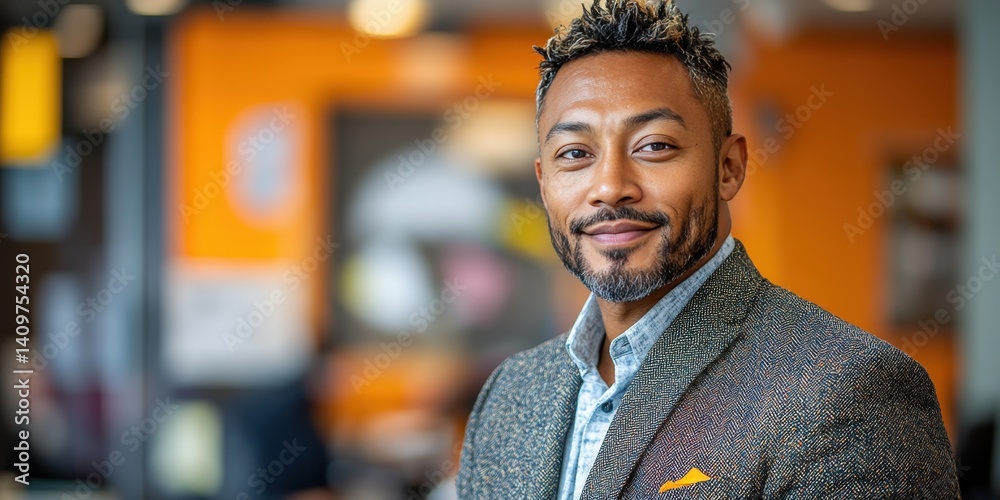 A man with a beard