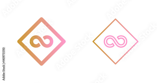 Infinity Sign Icon Design