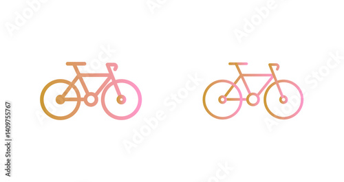 Bicyclist Icon Design