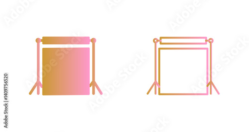Photography Backdrops Icon Design