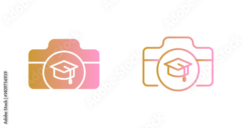 Photography Education Icon Design
