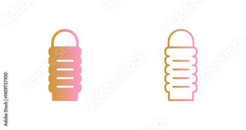 Sleeping Bags Icon Design