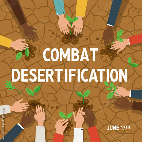 Combat Desertification Grap...