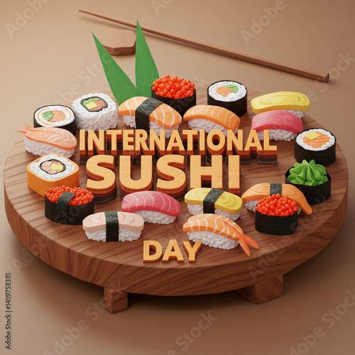 International Sushi Day 3D ...