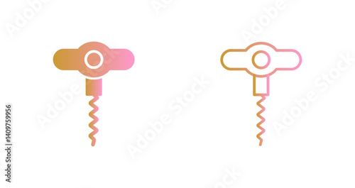 Wine Opener Icon Design