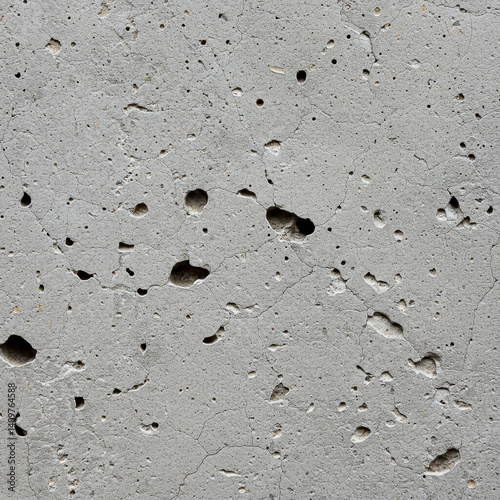 Rough Grey Concrete Wall Te...